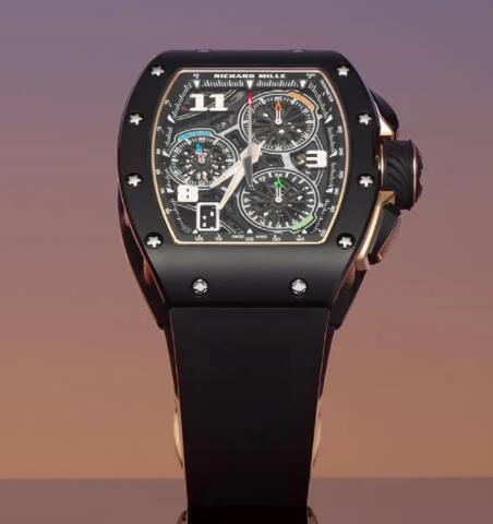 Replica Richard Mille RM 72-01 Automatic Winding Lifestyle Flyback Chronograph Black TZP CERAMIC WATCH